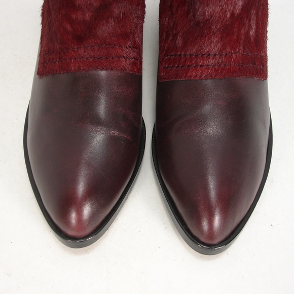 ALEXANDER WANG CARA CALF HAIR LEATHER BOOTIES 37 - Picture 5 of 8